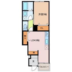 宇治山田駅 徒歩19分 1階の物件間取画像